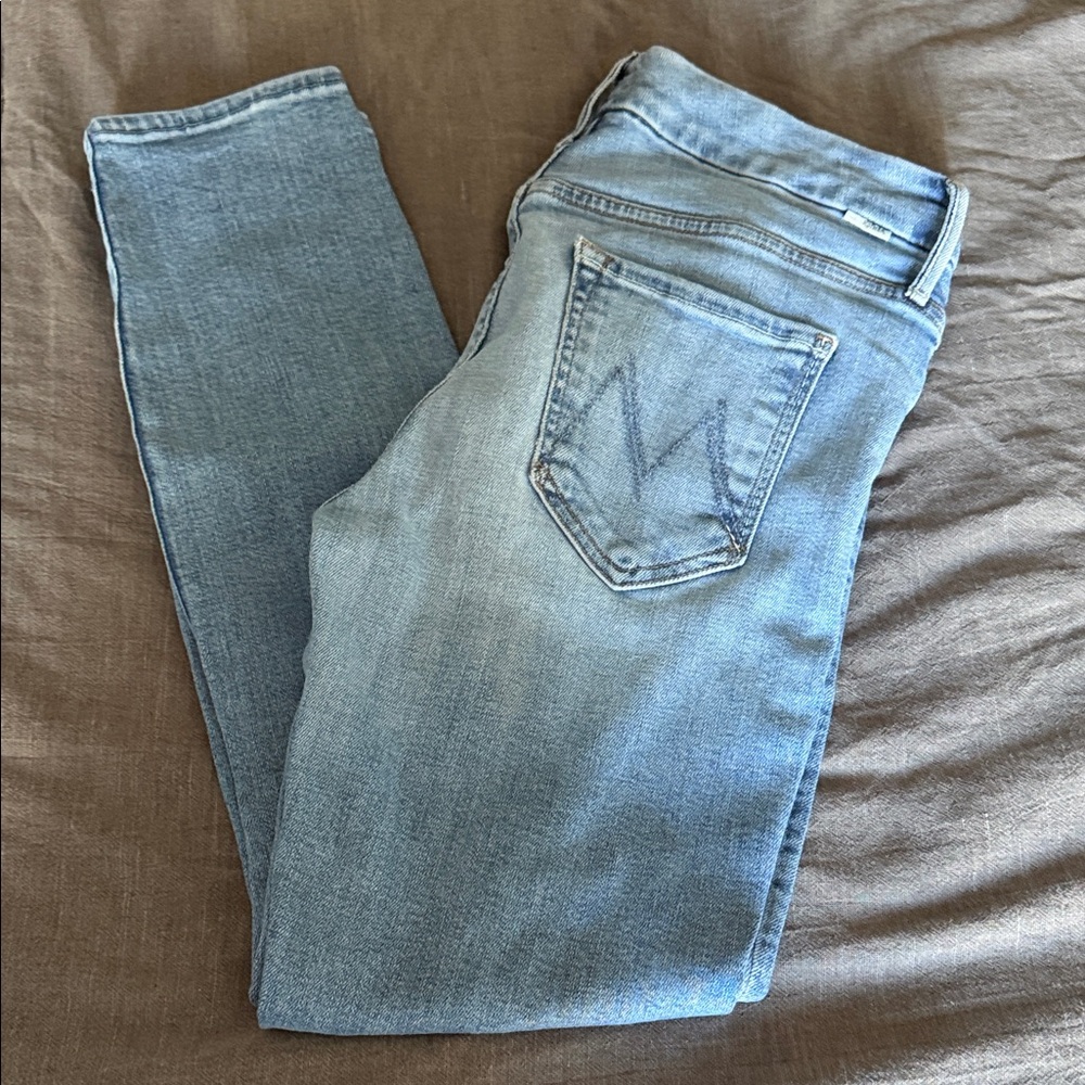 MOTHER Light Blue Skinny Jeans
